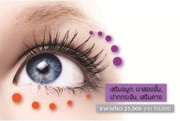 Double eyelids surgery starting from Bht. 25,000
