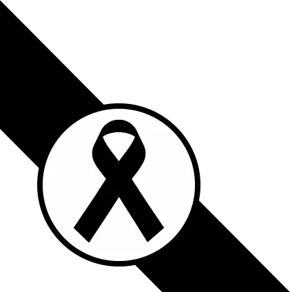 บริบบิ้นสีดำถวายความอาลัยแด่ราชินี