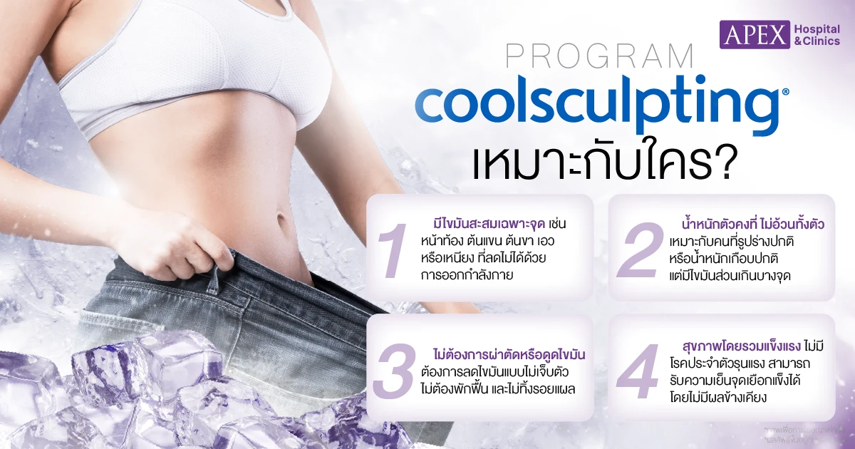 Coolsculpting เหมาะกับใคร