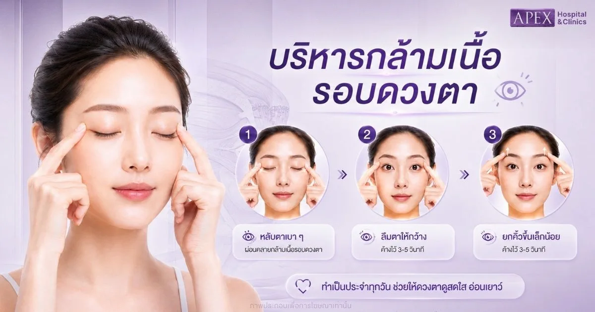 บริหารกล้ามเนื้อรอบดวงตา