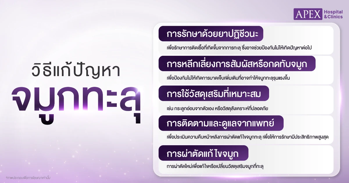แก้จมูกทะลุ