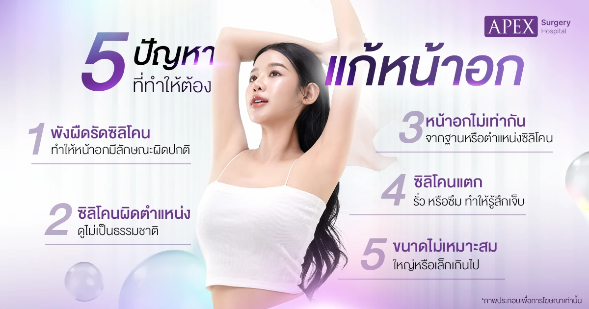 ทำไมต้องแก้หน้าอก