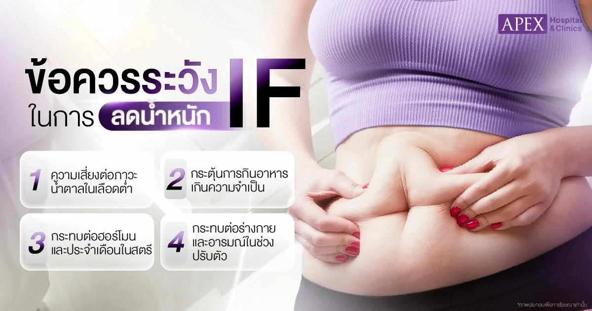 ข้อควรระวัง ลดน้ำหนัก IF