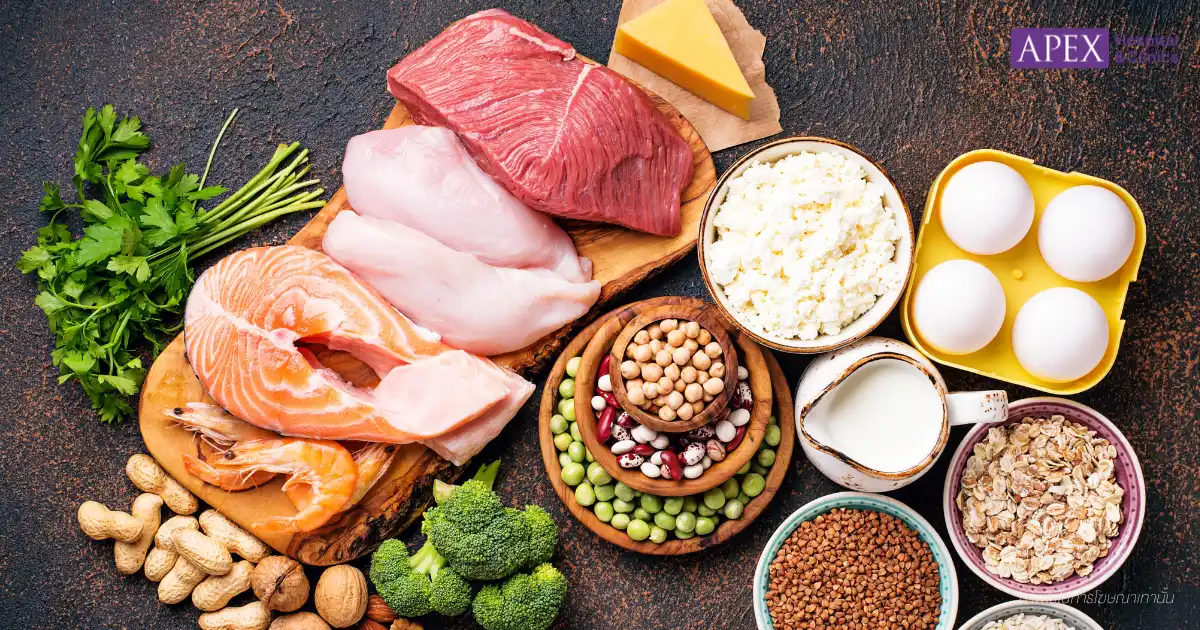 กินโปรตีนหลังเสริมจมูก