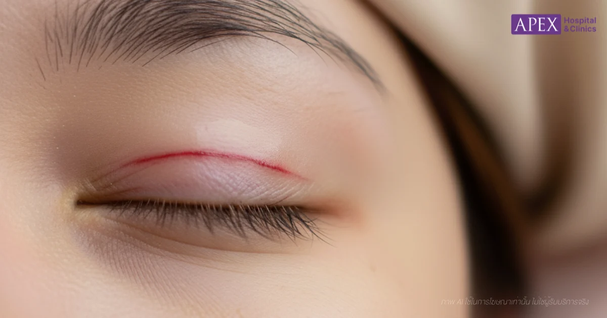 แผลแบบกรีดยาว