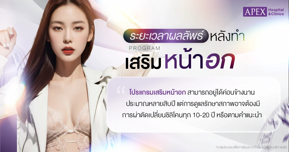 เสริมหน้าอกอยู่ได้กี่ปี