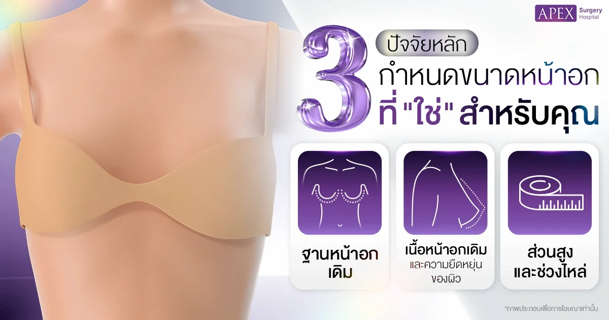 เสริมหน้าอกกี่ CC ให้เหมาะสม