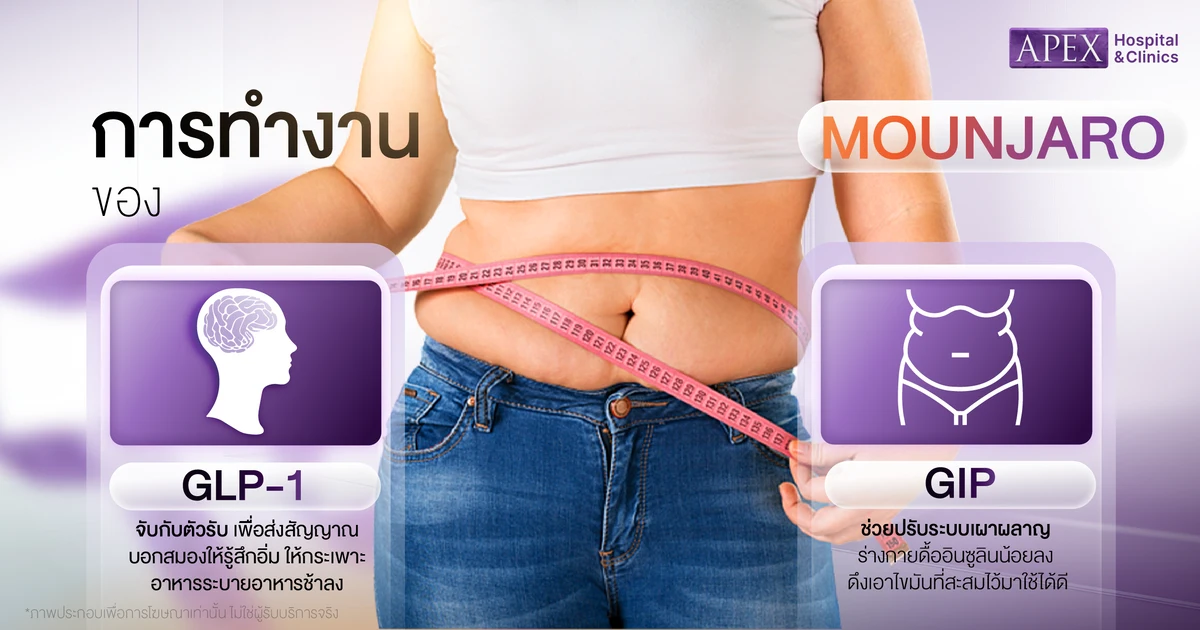 การทำงานของ Mounjaro