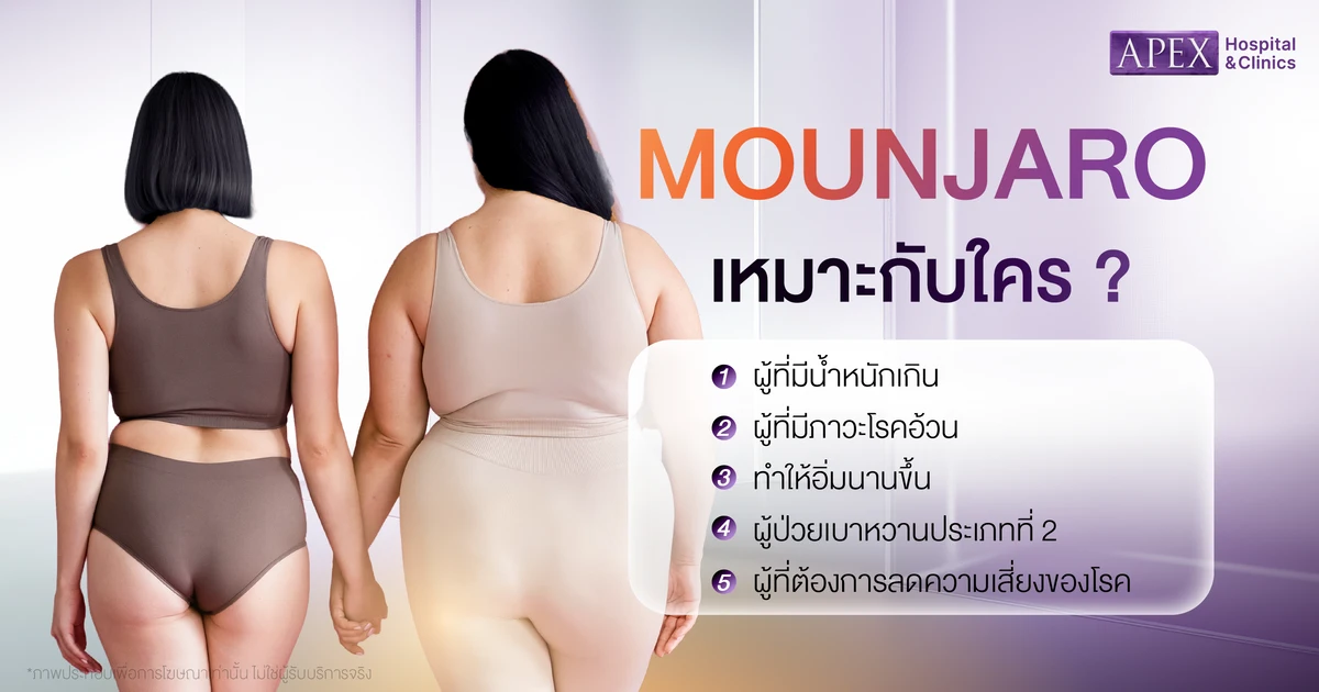 Mounjaro เหมาะกับใคร