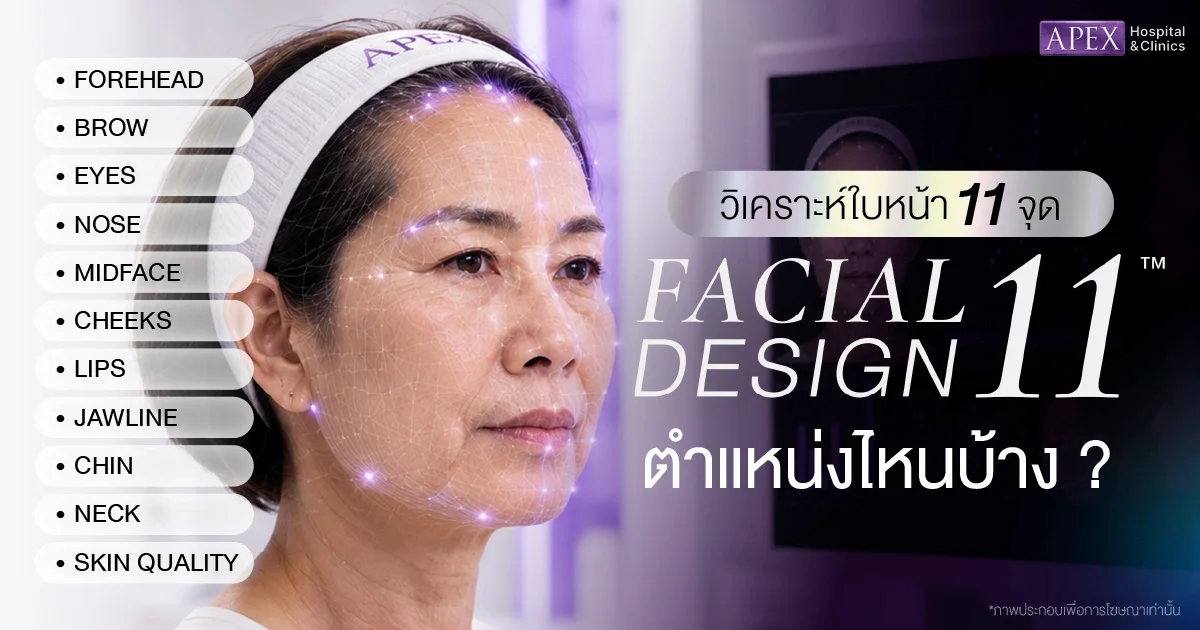 วิเคราะห์ใบหน้า 11 จุด มีบริเวณไหนบ้าง