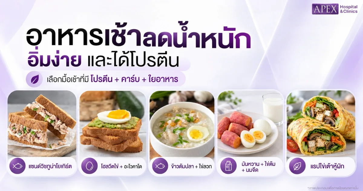 อาหารเช้าลดน้ำหนัก