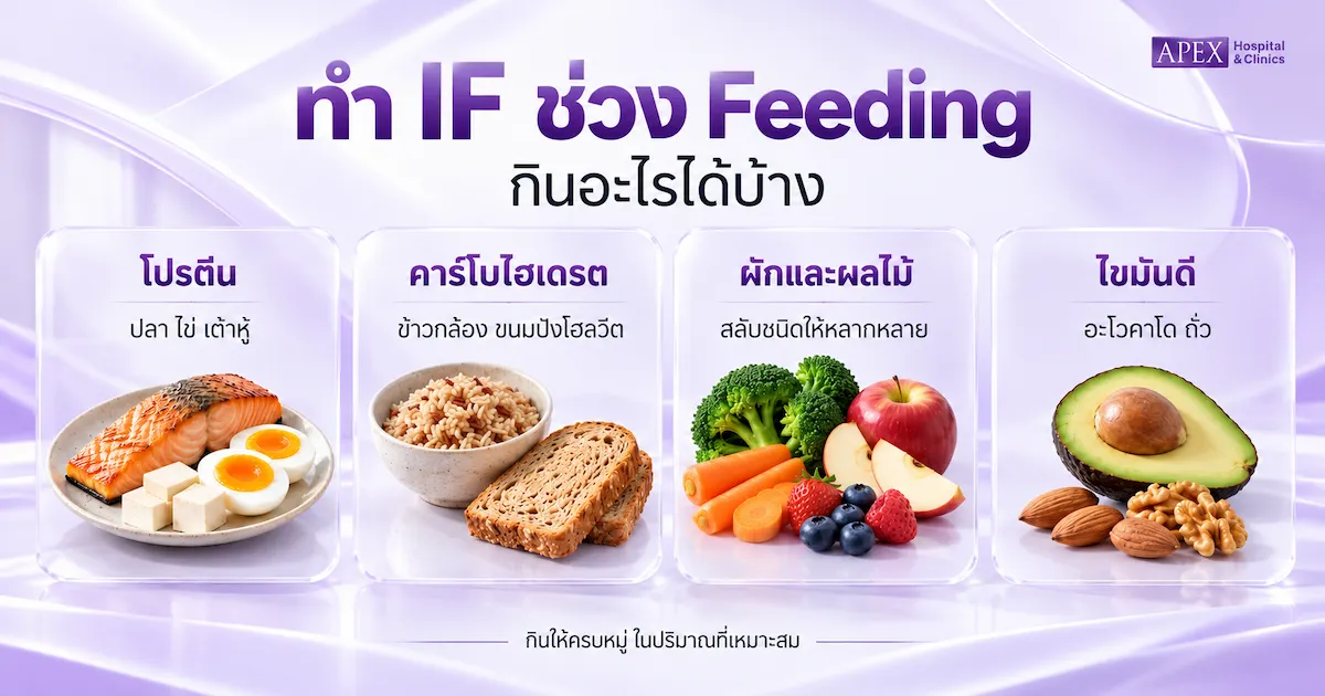 ทำ IF ช่วงกิน (Feeding) กินอะไรได้บ้าง